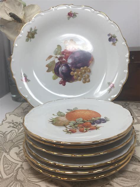 Set of Two FF Fruit Plates 